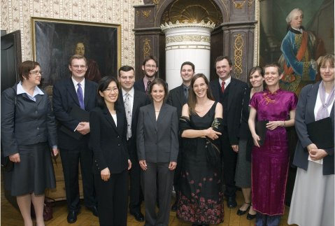 The winners of the 2007 Templeton Award